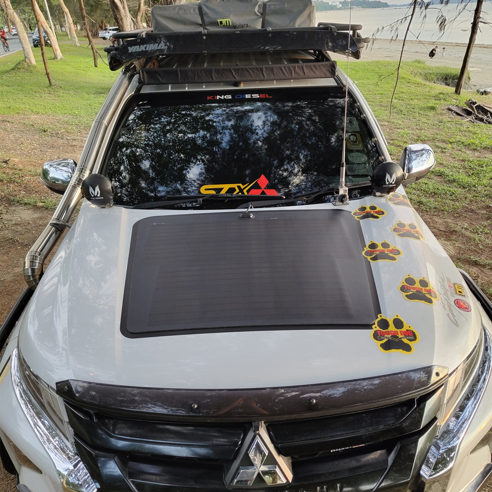 Mitsubishi Triton L200 (2015-2025) Lensun 90W Hood/Bonnet Solar Panel