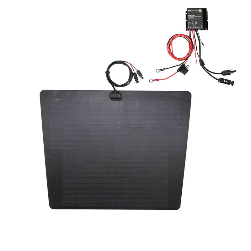 Toyota LandCruiser 80 Series J80 Fz80 Lensun 90W Hood Flexible Solar Panel-5